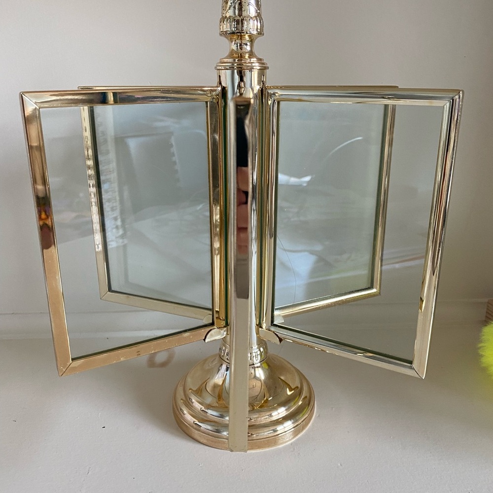 Vintage Silver plated carousel frame